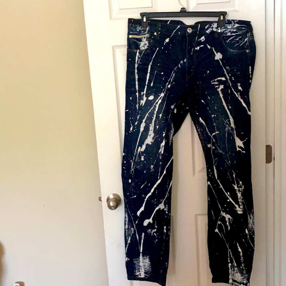 Paint Splattered Jeans 40x33